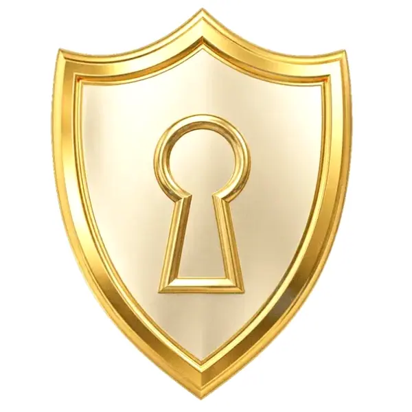 Shield with keyhole — Spin Boss