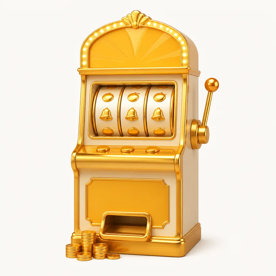 Slot cabinet with marquee — Spin Boss