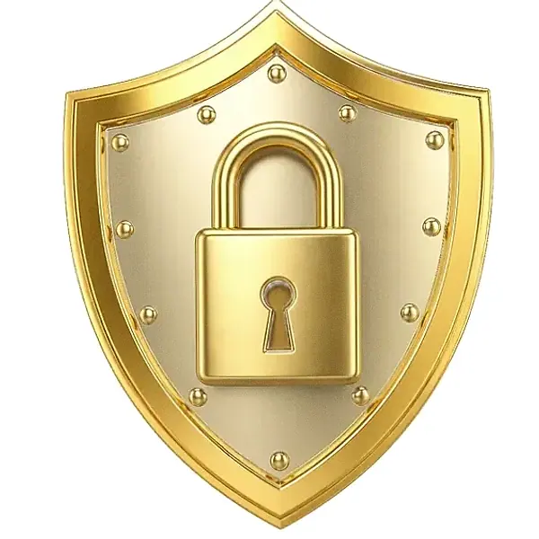 Shield with padlock — Spin Boss