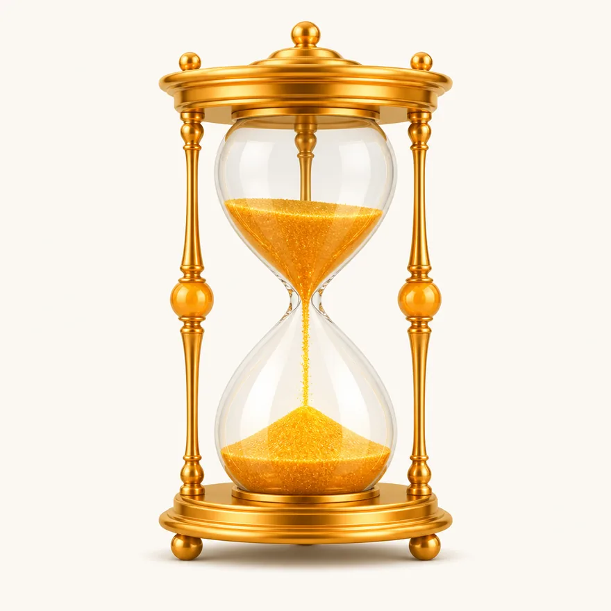Ornate hourglass — Spin Boss