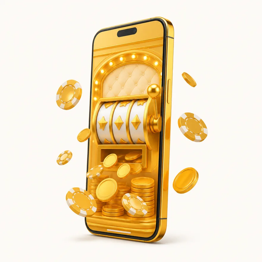 Smartphone with glowing screen — Spin Boss