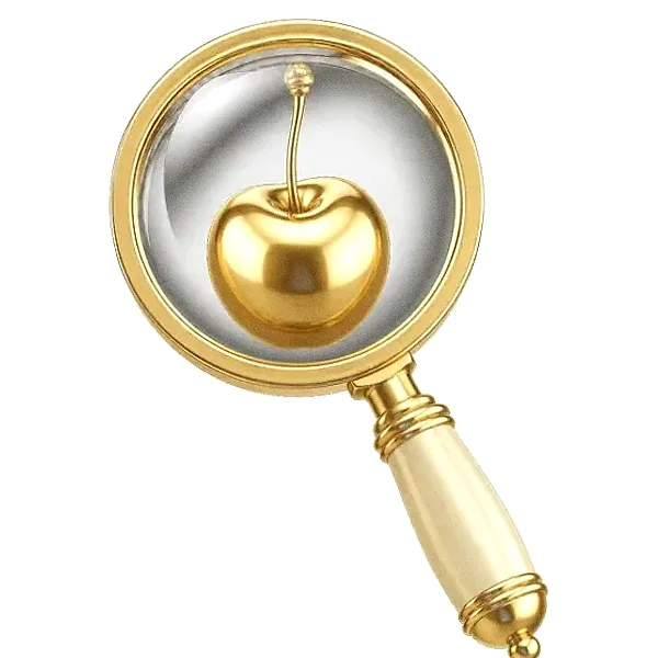 Cherry magnifying glass — Spin Boss