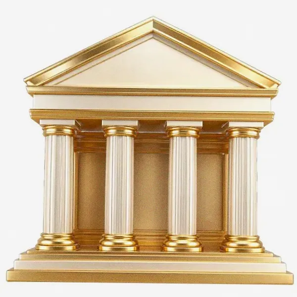 Classical bank building — Spin Boss