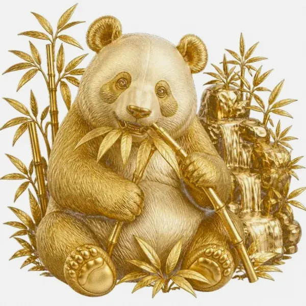 Panda eating bamboo — Spin Boss