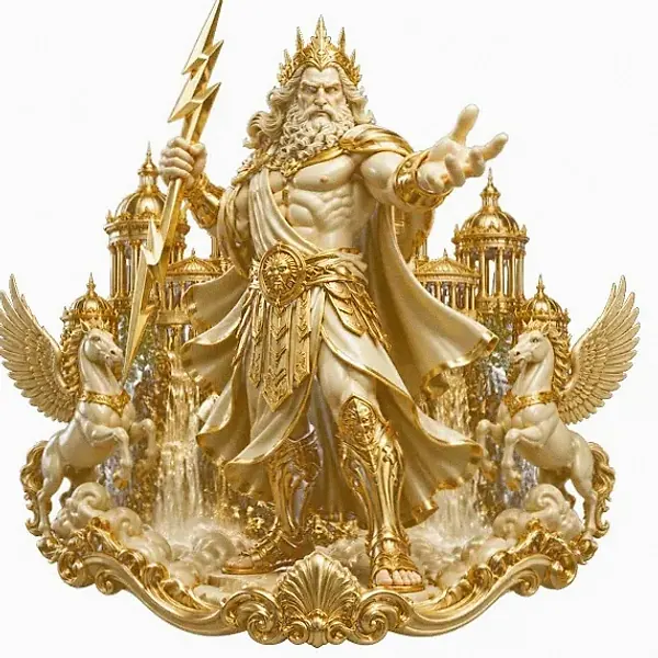 Zeus with lightning — Spin Boss