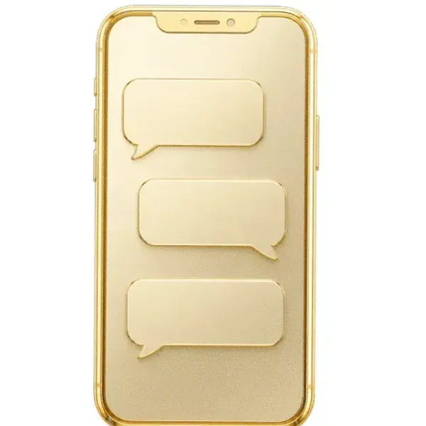 Smartphone with chat bubbles — Spin Boss