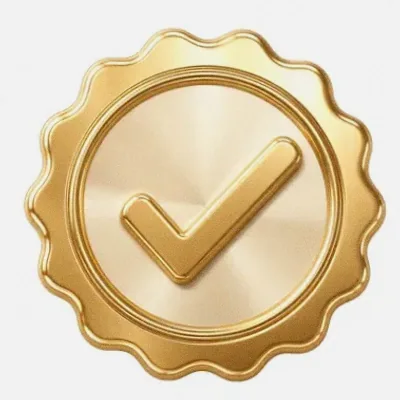 Checkmark badge — Spin Boss